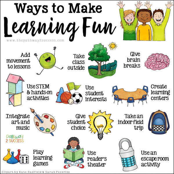 20+ Ways To Make Learning Fun - The Pathway 2 Success