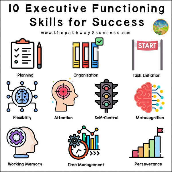 10 Executive Functioning Skills: The Ultimate Guide - The Pathway 2 Success